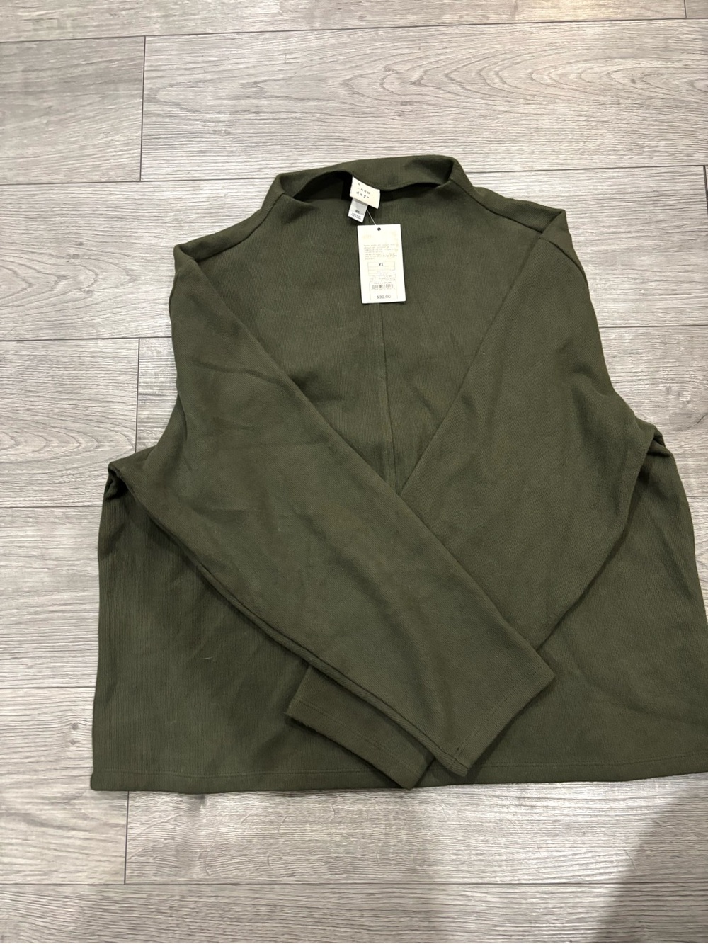 Target Women's Olive Green Long Sleeve Top